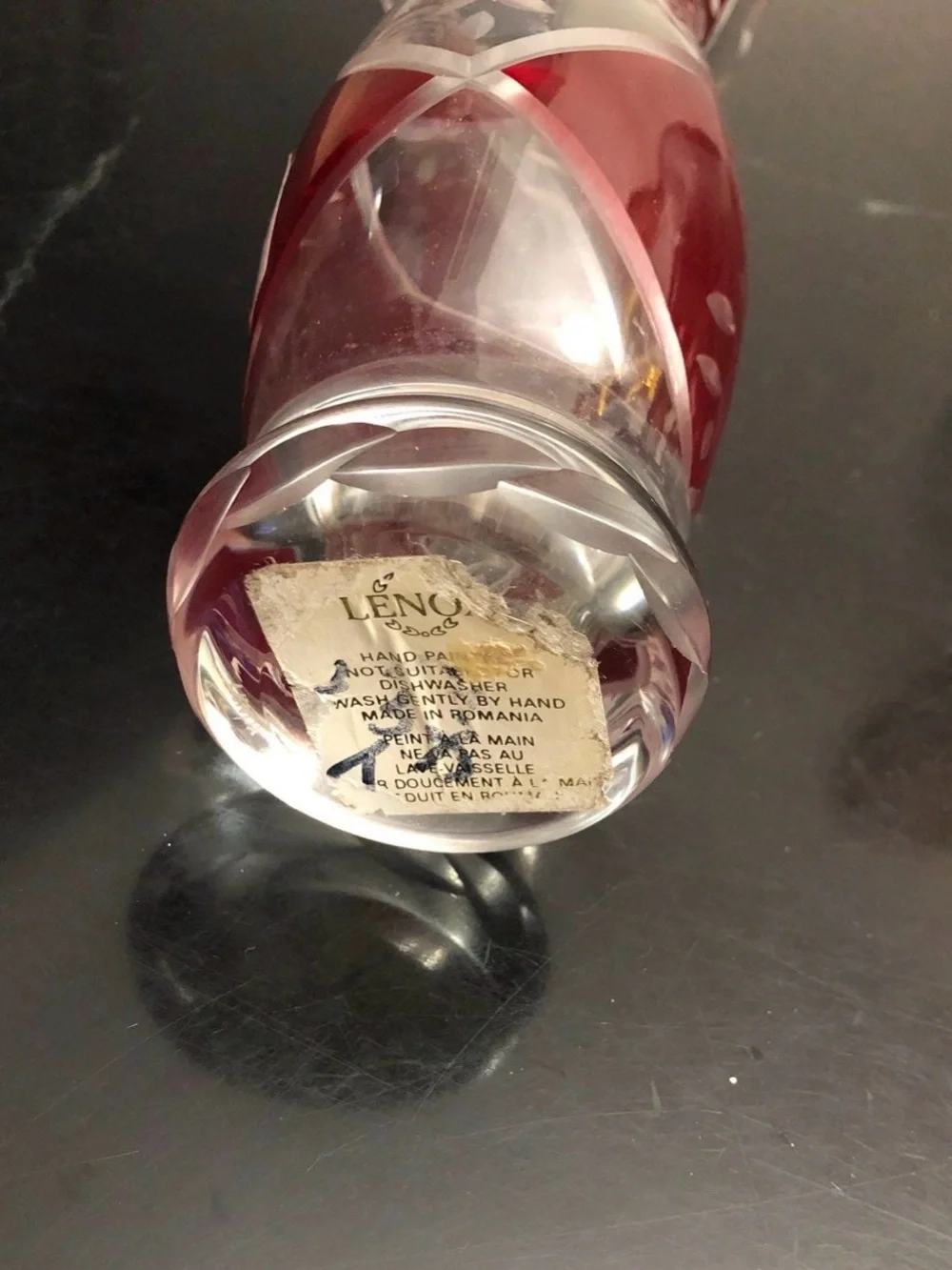Lenox Crimson Splendor vase